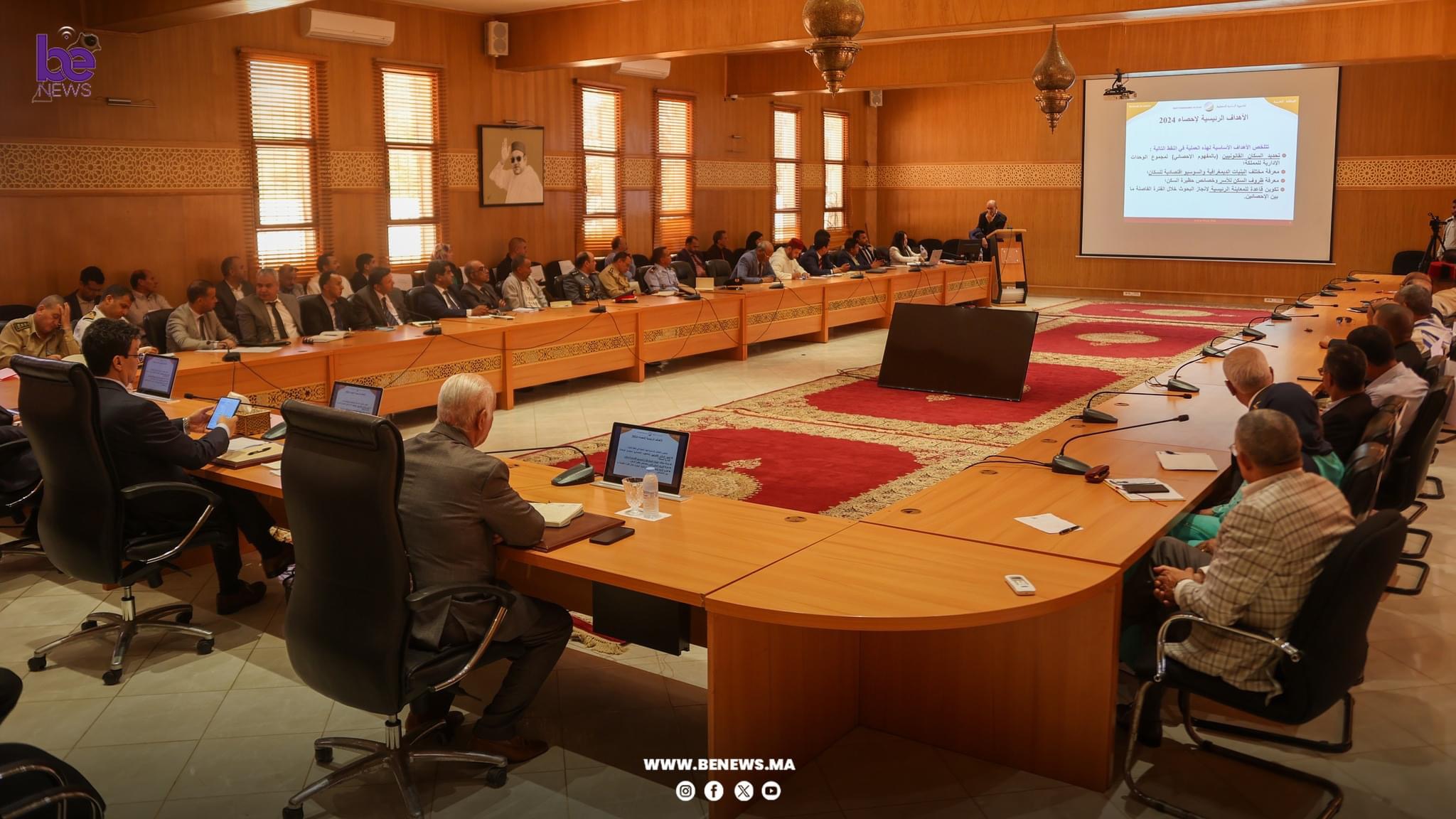 الإحصاء العام للسكان و السكنى 2024 محوراجتماع بمقر عمالة ابن جرير