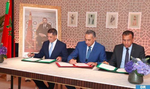 توقيع اتفاقية تقضي بتخصيص وعاء عقاري لبناء المقر الجديد لولاية أمن أكادير