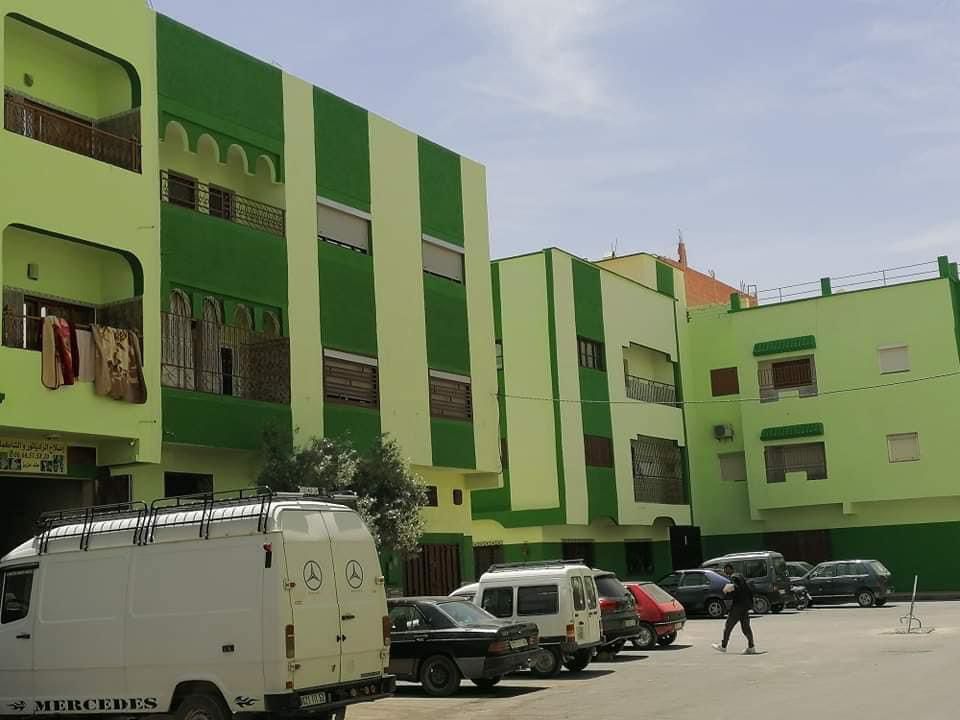 سابقة : عمالة غرسيف تسعى لتوحيد ألوان واجهات البنايات باللون الأخضر الزيتوني
