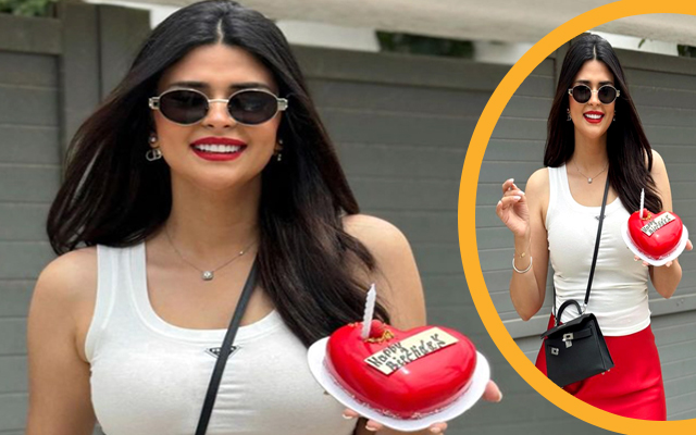 الفنانة سلمى رشيد تحتفل بميلادها “عيد ميلاد سعيد يا آنا”.