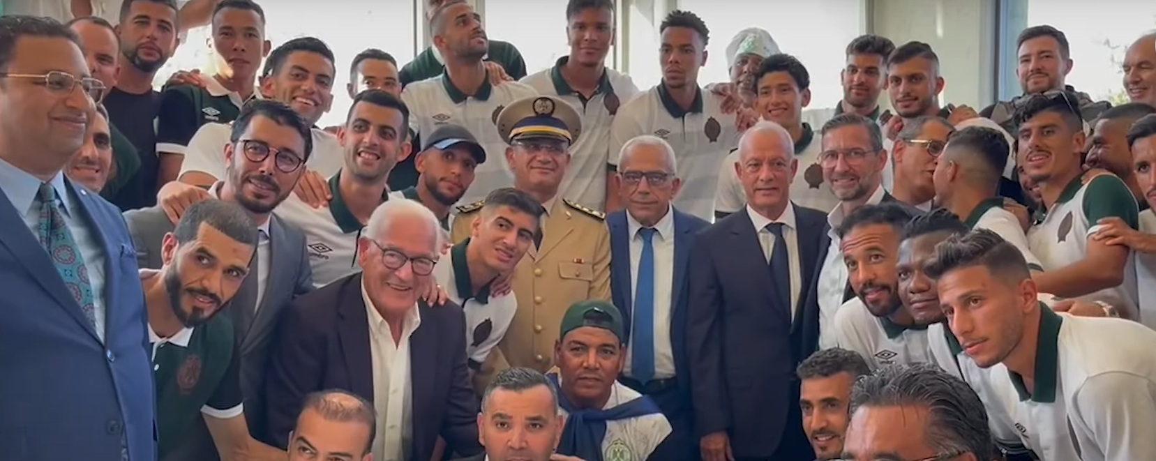والي الدار البيضاء يستقبل مكونات الرجاء و مجلس البيضاء يكافئه  ب50مليون