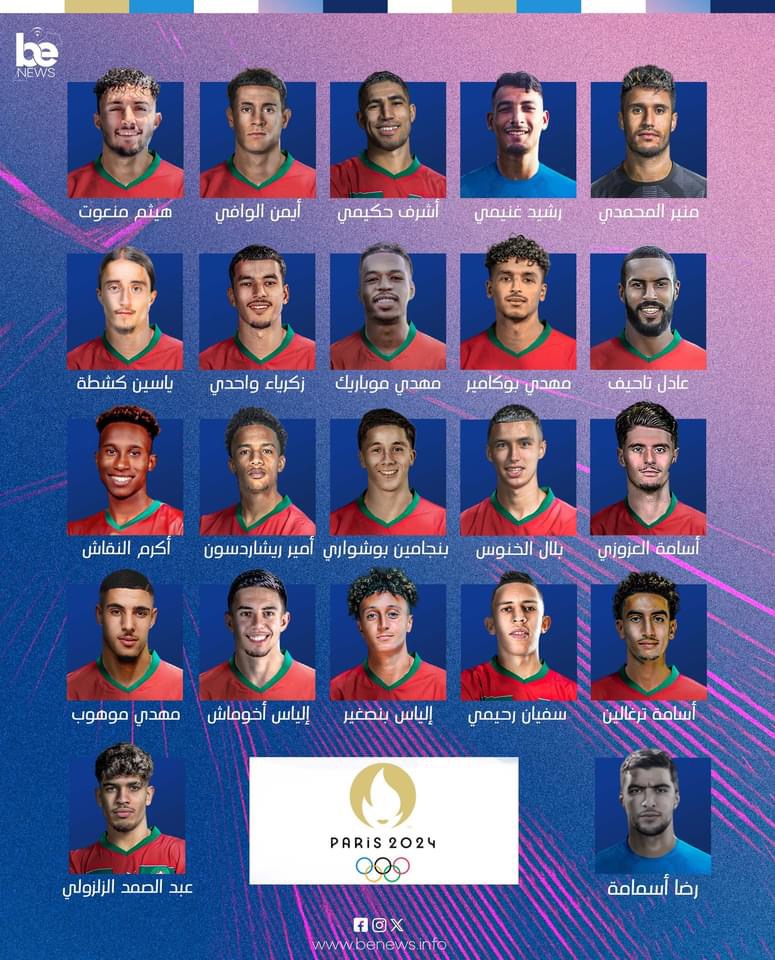 لائحة المنتخب الاولمبي