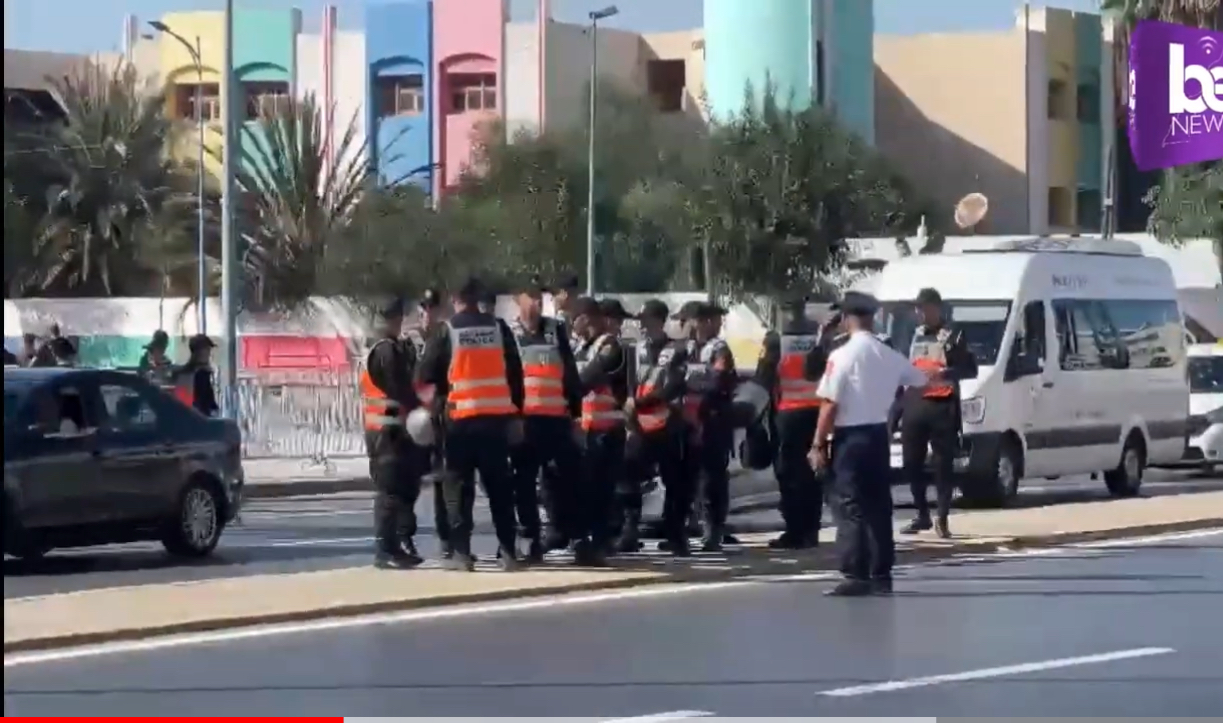 شكر و تقدير لرجال الامن حضور مكثف
