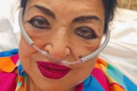 الفنانة سميرة توفيق في أول ظهور لها بعد خضوعها لعملية قسطرة