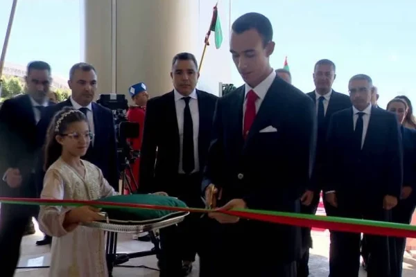 ولي العهد مولاي الحسن يدشن المركب الجديذ