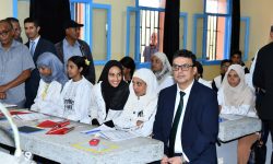 عامل اقليم الرحامنة في زيارة لمدرسة تعليمية باولاد حسون